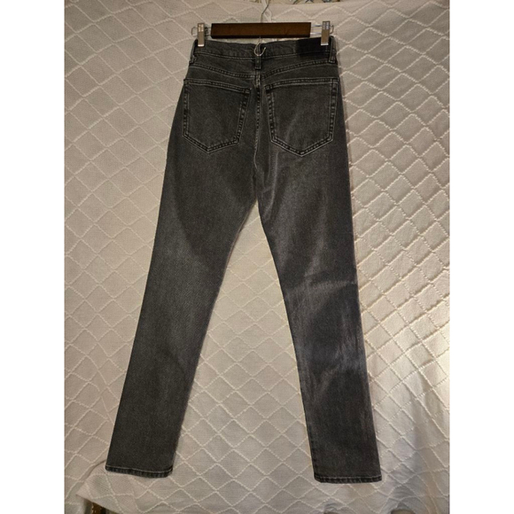 Women's ZARA Gray Straight Leg Jeans Size 2 - Picture 4 of 6